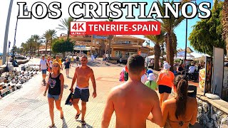 TENERIFE  LOS CRISTIANOS  Lively Atmosphere with Fabulous Weather 😎 4K Walk ● March 2024 [upl. by Yreffoeg20]