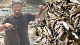 Bountiful fish Caught and cook in different Naga style [upl. by Alyl]