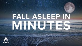 Fall Asleep in Minutes  Calm Ocean Sleep Music  Psalms Guided Meditation [upl. by Lahsram]