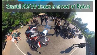 Onboard Suzuki RG500  2 stroke smokin [upl. by Nylirac899]