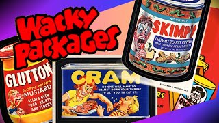 WACKY PACKS WACKY PACKAGES  Topps Trading Cards   STICKERS [upl. by Becka125]