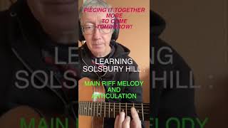 HOW to PLAY Solsbury Hill riff with MORE FEEL [upl. by Akeimahs733]