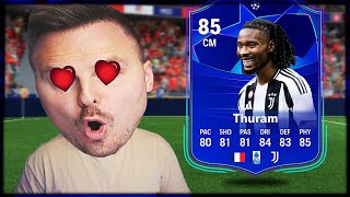 Die BESTE SBC in FC25 😍 Thuram 85 RTTK Player Review [upl. by Karlotte]