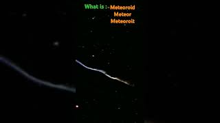 Meteoroid Meteor and Meteorite [upl. by Enohpets385]