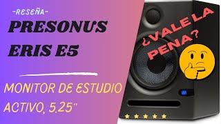 ¡Monitores de Home Studio Económicos que Sorprenden PreSonus Eris E5 Reseña [upl. by Jethro]