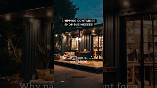 Stylish and Affordable Launch Your Store in a Shipping Container [upl. by Baudin467]