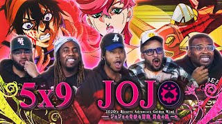 The First Mission from the Boss JJBA Golden Wind Ep 9 Reaction [upl. by Wolfort]