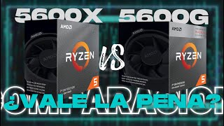 RYZEN 5600G vs 5600X  ΒΏVALE LA PENA un APU [upl. by Alyled]