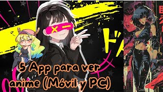 5 App para ver anime [upl. by Notlimah]