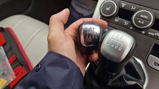 Gear knob replacement hacktrickmade easy Land Rover Range Rover Evoque or any car thats similar [upl. by Notneiuq]