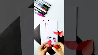 Cute Gift Card Ideas  Heart Balloon 🎈❣️ shortvideo viralvideo craft viralshort shorts [upl. by Koehler]