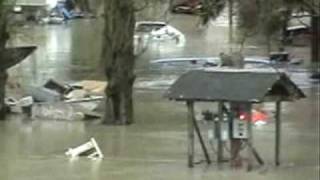 1809 Flooding 3 Rivers Mobile Home Park Monroe [upl. by Necyrb]