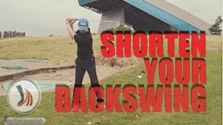 Golf Tip  Shorten Your Golf Backswing [upl. by Meador]