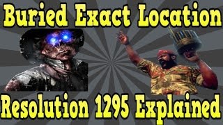 quotBlack Ops 2 Buriedquot Resolution 1295 Explanation And Map Location quotZombies Storylinequot [upl. by Akiras]