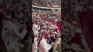 Qatar football fans at Al Bayt Stadium 17 Jan  AFC Asian Cup Qatar 2023™ [upl. by Anuqahs204]