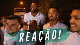 A REAÇÃO DOS JOGADORES NO AEROPORTO [upl. by Adnamahs]