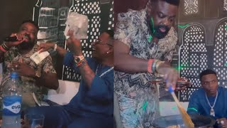 WIZKID MAKES HISTORICAL VISIT TO TOP NOLLYWOOD ACTOR KUNLE AFOLAYAN AT HIS LAGOS LOUNGE [upl. by Cartie]