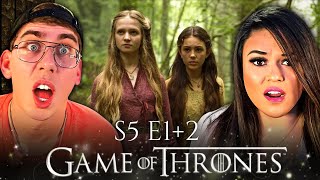 We Wish You Good Fortune In The Wars To Come GAME OF THRONES REACTION 5x1 5x2 [upl. by Treulich313]