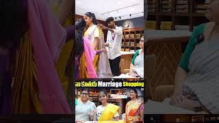 mydaugther wedding shopping saree sareeshopping sareefashion sareecollection telugushorts [upl. by Chita]