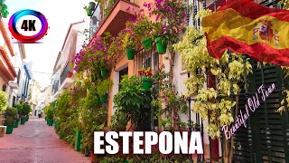 Estepona Spains Most Floral White Village  A Blooming Jewel of Andalusia [upl. by Nnylf]