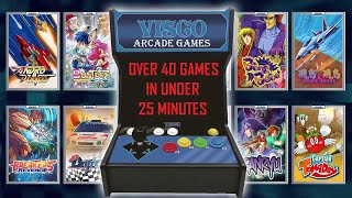 Over 40 Visco Arcade Games In Under 25 Minutes [upl. by Adnorehs]