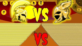 HEAD GOLDEN SPEARTON VS HEAD GOLDEN ARCHIDON  HACK STICK WAR LEGACY [upl. by Bayless]