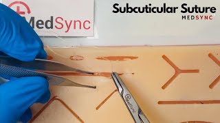 The invisible suture  Subcuticular Every doctor MUST be able to do it [upl. by Knowling]