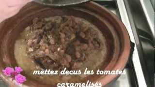 tagine de veau aux oignons et tomates caramelisé [upl. by Eninotna]