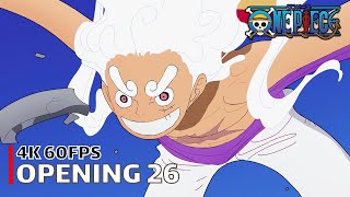 One Piece  Opening 26 【Uuuuus】 4K 60FPS  CC [upl. by Nerej]