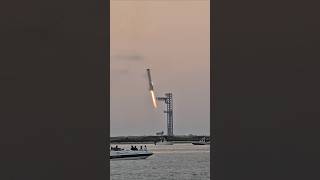 First Space X Starship Booster Catch [upl. by Arbma102]