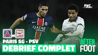 Paris SG 11 PSV  Le débrief complet de lAfter Foot [upl. by Eileek]