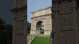 Arco di Traiano Benevento il simbolo della storia della città sannita Benevento travel italy [upl. by Attesor]