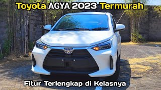 Toyota Agya 2023 termurahFitur Melimpahcalon terlaris [upl. by Enajyram]