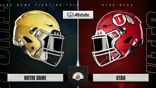 Norte Damn 🟢🟡🆚 UTAH⚪️🔴 NBA NCAA 25 [upl. by Sutsuj745]