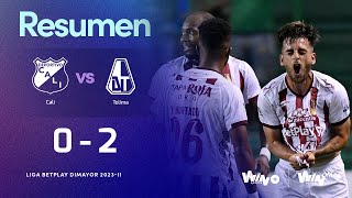 Cali vs Tolima resumen y goles  Liga BetPlay Dimayor 20232  Cuadrangulares  Fecha 4 [upl. by Maunsell]