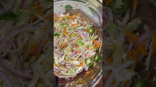 How to make curtido for pupusas howto foodie food easyrecipe [upl. by Arahsal881]