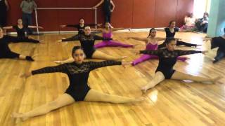 ISTD Modern Grade 4 Hip Loosening Exercise Girls [upl. by Dachi]