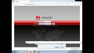 Huawei HG8245C Router Configuration [upl. by Ominoreg]