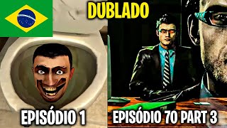 SKIBIDI TOILET 170 parte 3 Todos Episódios DUBLADO PTBR Titans MATARAM Cientista Espisódio 71 [upl. by Llerreg]