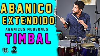 TIMBAL COMO TOCAR ABANICOS EXTENDIDOS  2 [upl. by Marcellus]