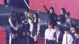 TWICE Reaction to BTS IDOL Encore 방탄소년단 앵콜무대 트와이스 리액션 4K 직캠 by 비몽 [upl. by Mike632]