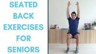 Seated Lower Back Exercises For Seniors  More Life Health [upl. by Petronille942]