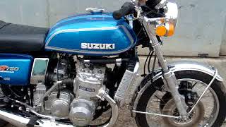 Suzuki GT750 Triple with Gibson Allspeed Exhausts fitted [upl. by Andros]