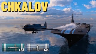 Chkalov in Action High Torpedo Hits in a Tier 10 Battle [upl. by Nagy464]