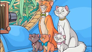 Happy Color App  Disney The Aristocats Part 13  Color By Numbers  Animated [upl. by Eibmab204]