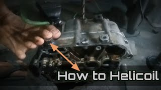 How to helicoil thread repair [upl. by Carolynn501]