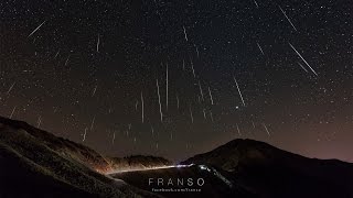 Geminids Meteor Shower 雙子座流星雨 2015 Timelapse [upl. by Prud]