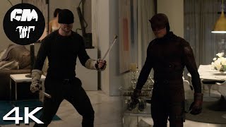 Daredevil vs Bullseye vs Kingpin  Daredevil S3E13 4K [upl. by Audres]