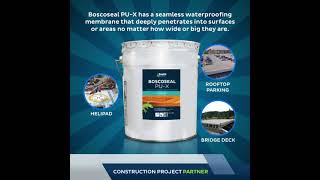 Bostik Boscoseal PUX for your waterproofing needs [upl. by Nido]