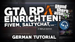 2024 GTA RP installieren  FiveM SaltyChat   German Tutorial [upl. by Ahsinna833]